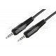 Cable extensión plug a plug 3.5 mm de 3 polos + armadura 7.5 m, ENSAMBLADO 